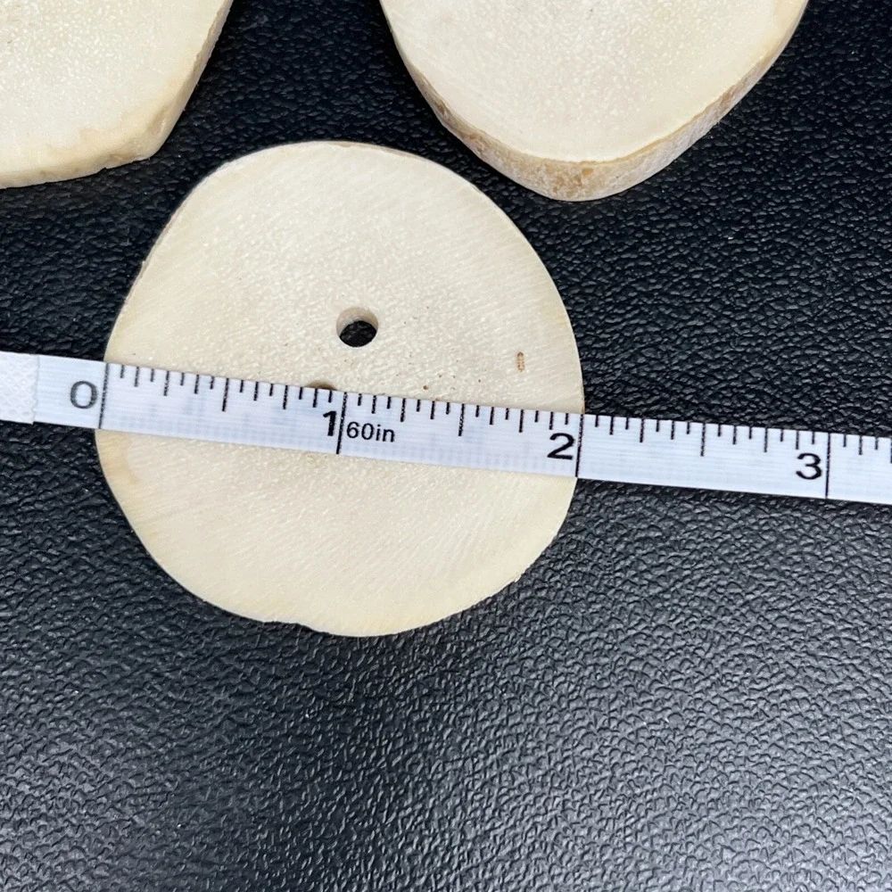Antler Button Whitetail Large Buttons Elk Antler Buttons Craft Taxidermy Lot 3